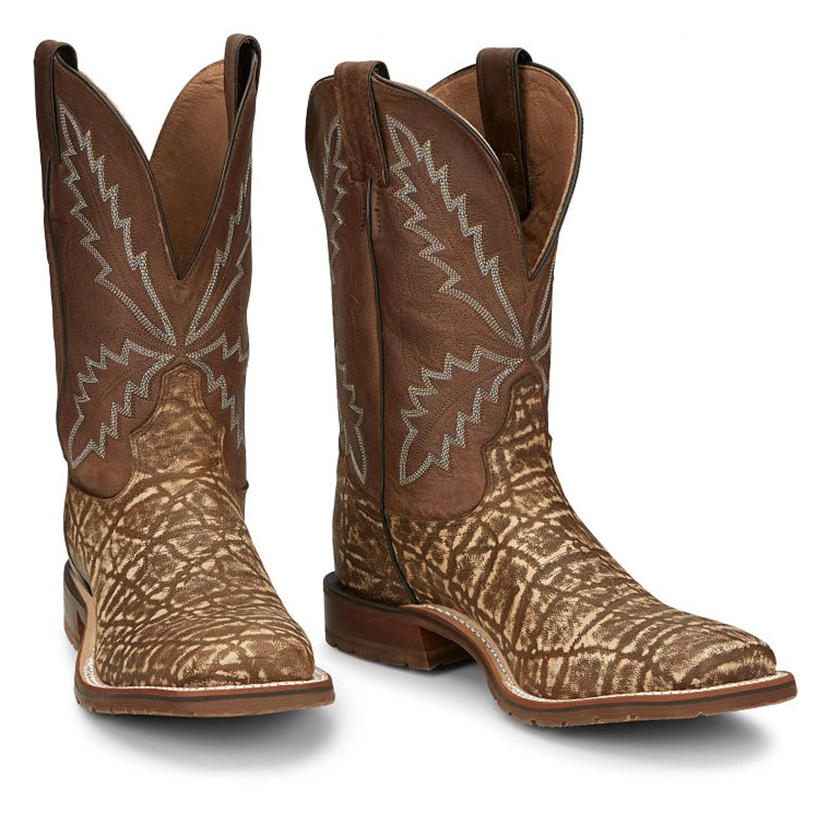 Tony Lamas Boots Men's Footwer Western Bowie 11" Western Color Taupe image 0