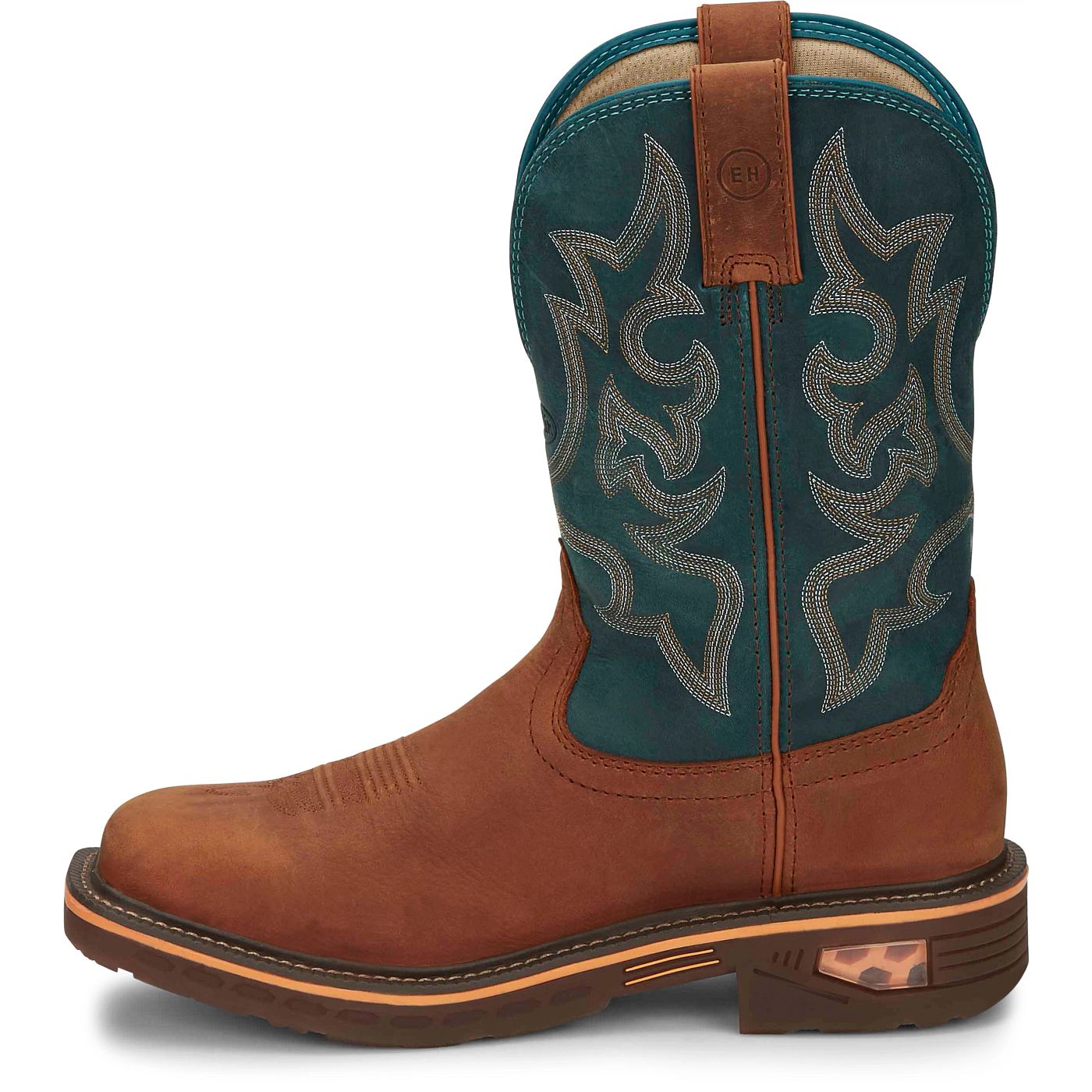 Justin Work Men's Resistor 11" Nano Comp Toe Boot - Russet (CR4010) - View 8