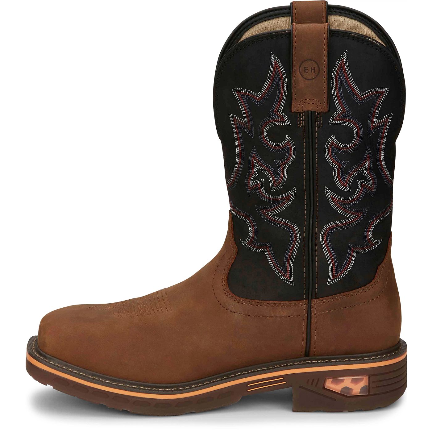 Justin Work Men's Resistor 11" Nano Comp Toe Boot - Rustic (CR4012) - View 8