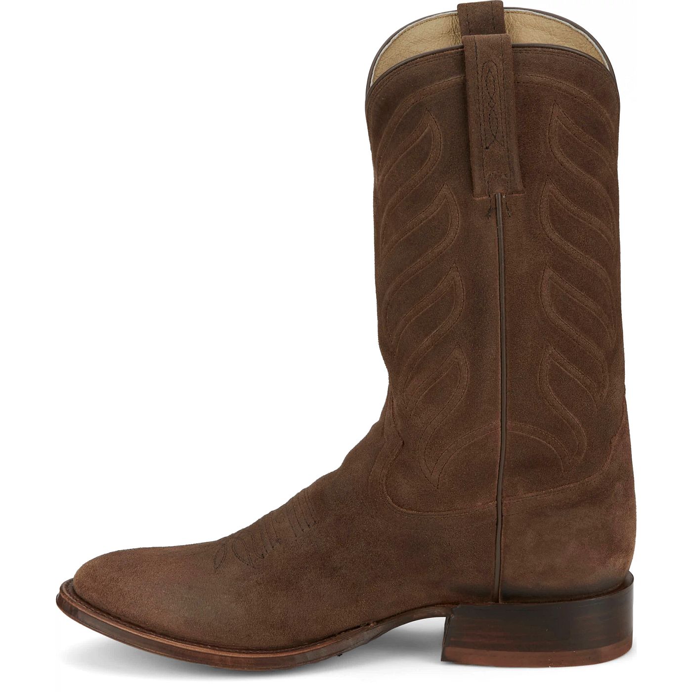 Tony Lama Men's 12" Amado Western Boot Desert Tan Suede (DR3039)