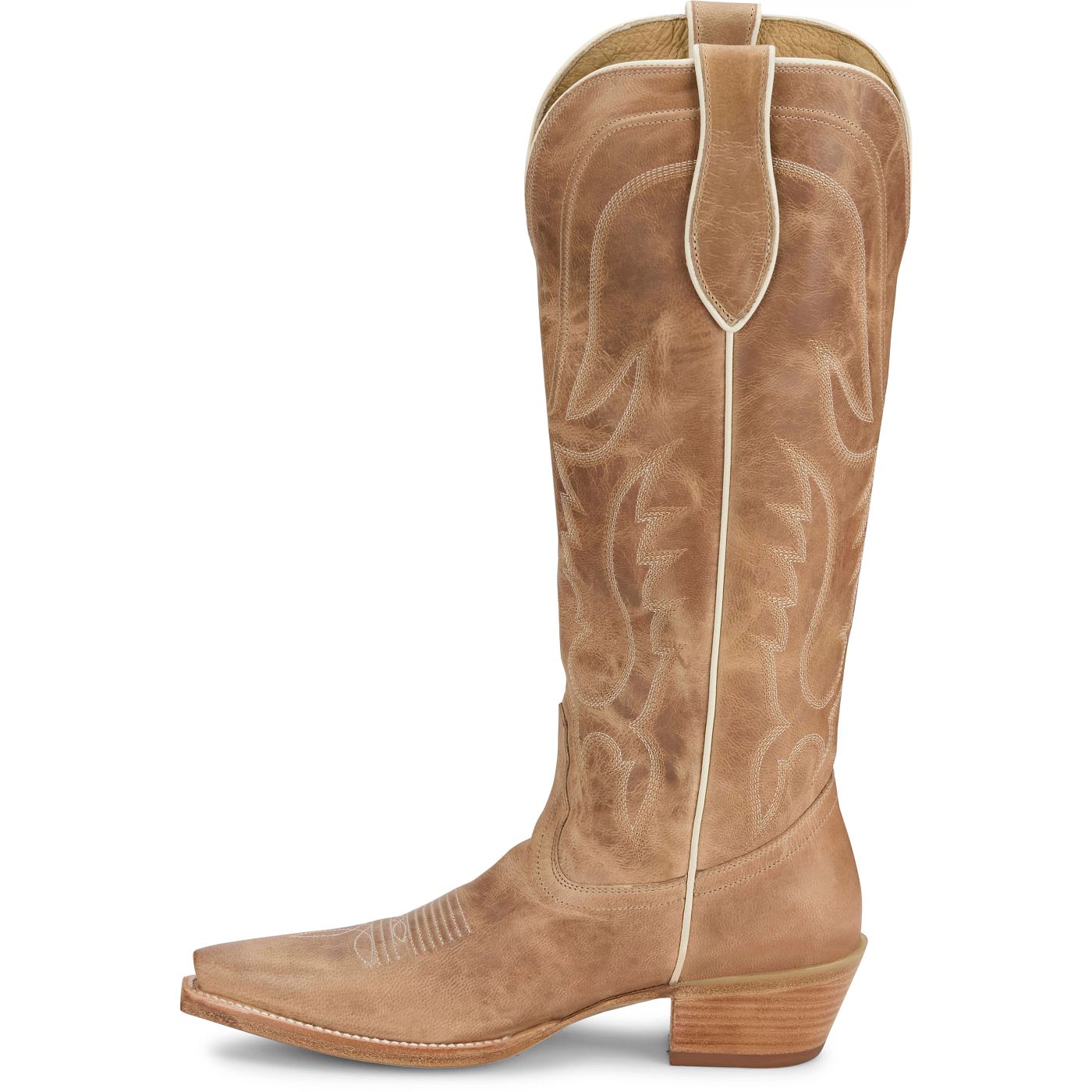 Tony Lama Women's Jess 15" Western Boot - Bone Goat (DR4250) - View 8