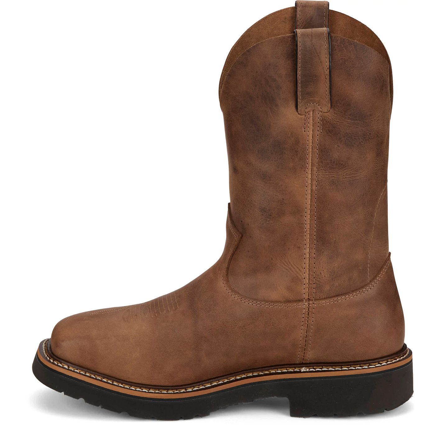 Justin Work Men's Ames 11" Work Boot - Walnut Brown (HL4222) - View 8
