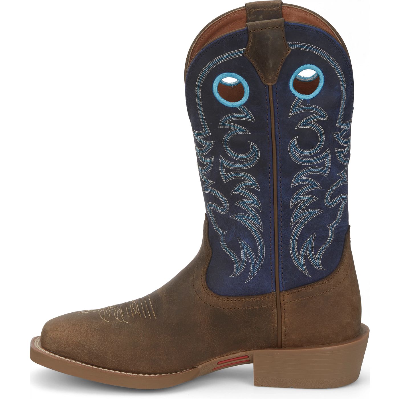Justin Boots Men's Muley 12" Western Boot - Yale Blue (SE7611) - View 8
