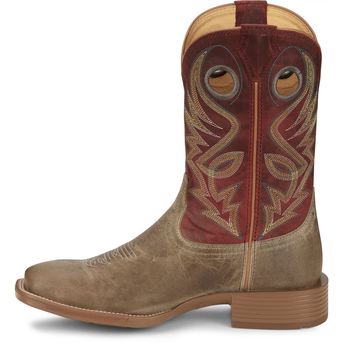 Justin Boots Men's Pickett 11" Western Boot - Griege (UN7151) - View 8