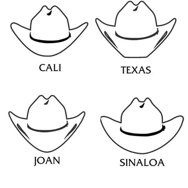 Wild West 4x Gray Felt Cowboy Hat & Customize The Brim Gray  (TX10309)