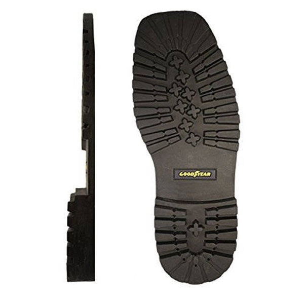 Goodyear #GY132 Denver Lug Full Sole Replacement Black Shoe Repair - One Pair