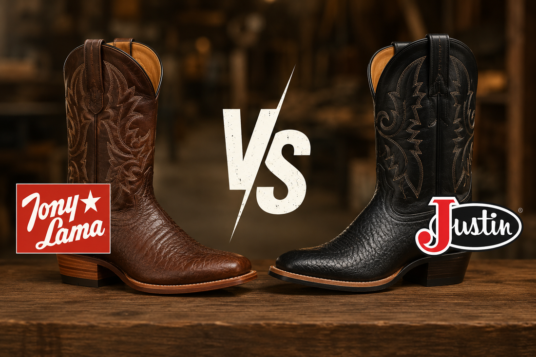 Tony Lama vs Justin Boots: What's the Difference? (2026 Guide)