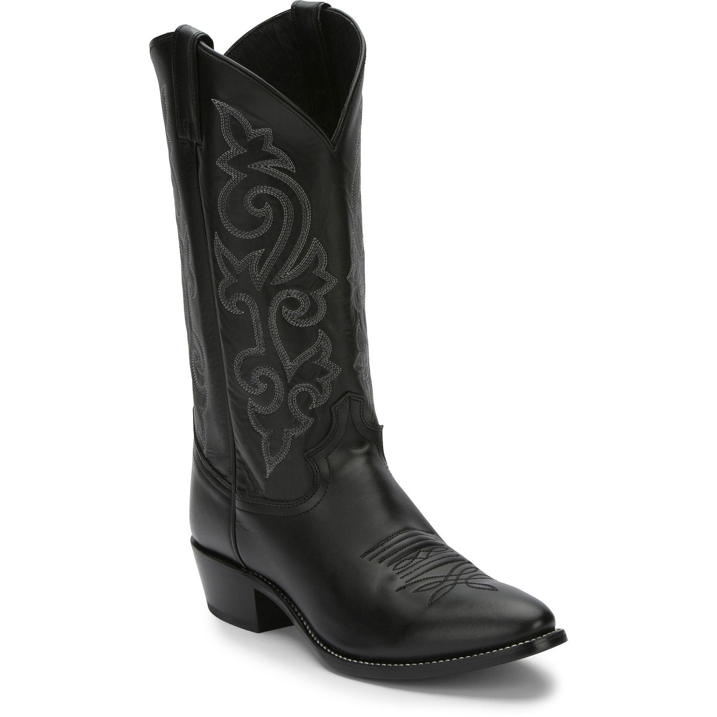 Justin Boots Men's Buck 13" Western Boot - Black (1409) - View 2