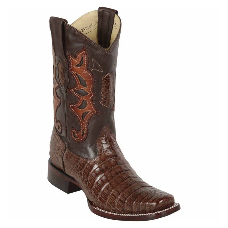 Men's Los Altos Boots Caiman Belly Rodeo Square Toe Boots 812T8207