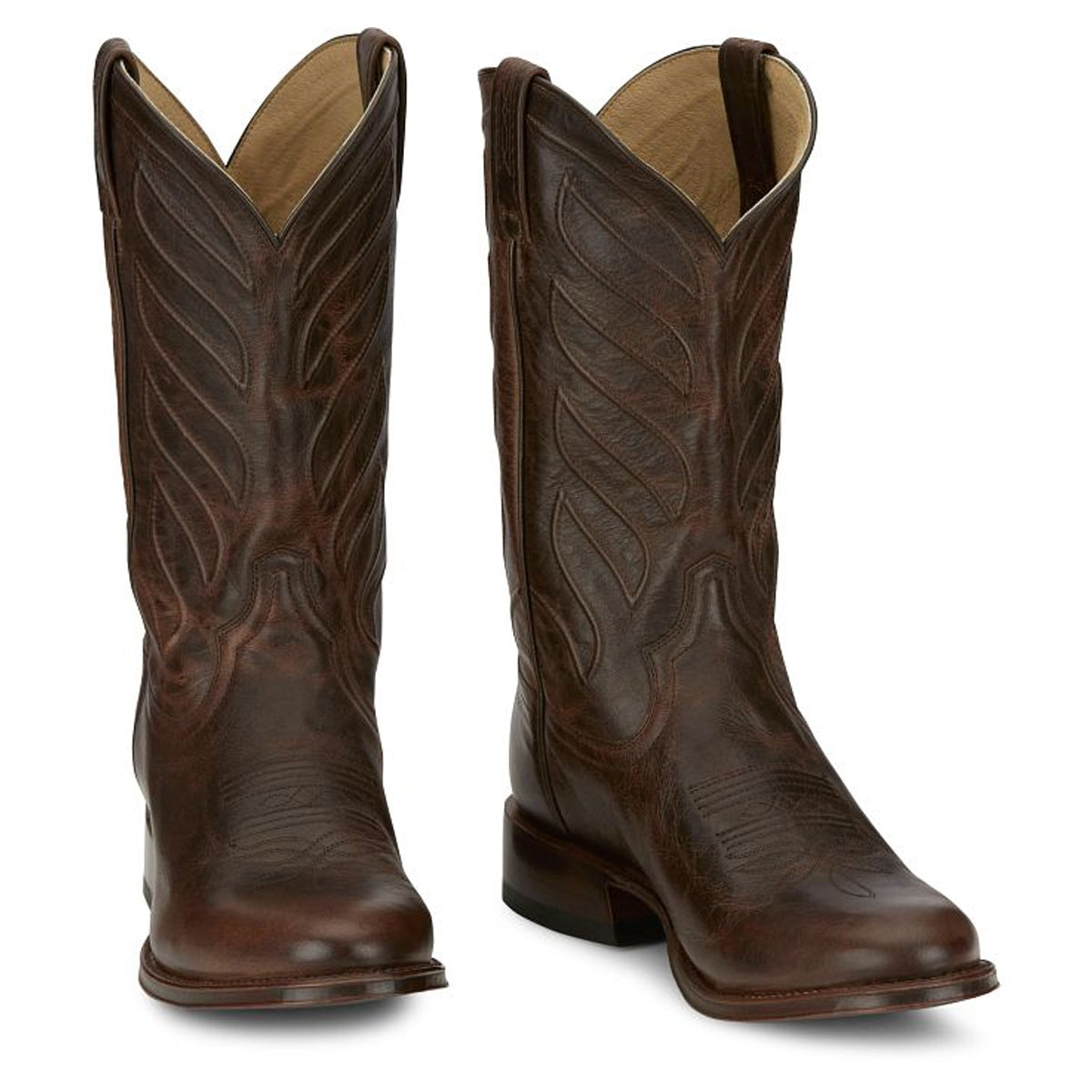 Tony Lamas Boots Men's Footwear Western Lenado 12" Western Color Walnut image 0