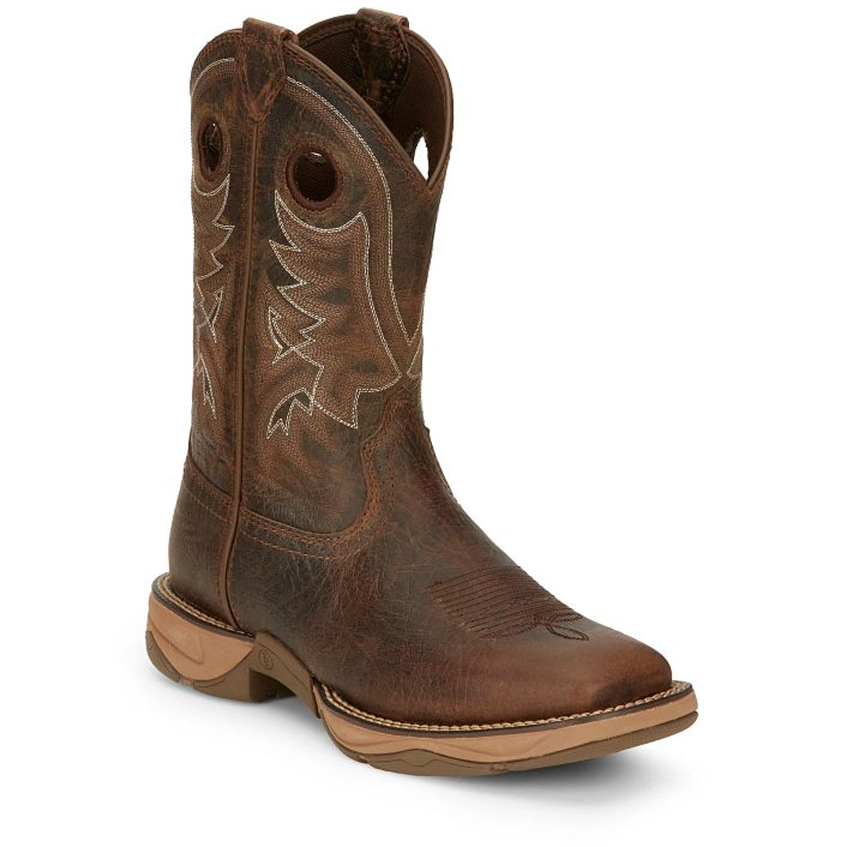 Tony Lamas Boots Men's Footwear Work Rasp 11" Work Color Tumblewwed (Brown) image 2