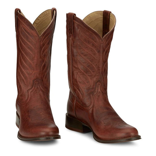 Tony Lamas Boots Men's Footwear Western Lenado 12" Western Color Cognac image 0