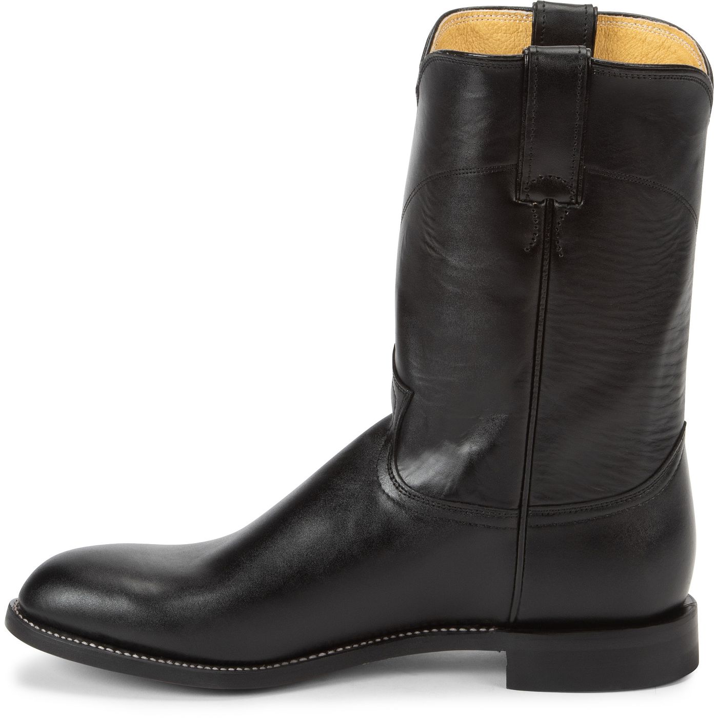 Justin Boots Men's Jackson 10" Roper Boot - Black (3133) - View 8