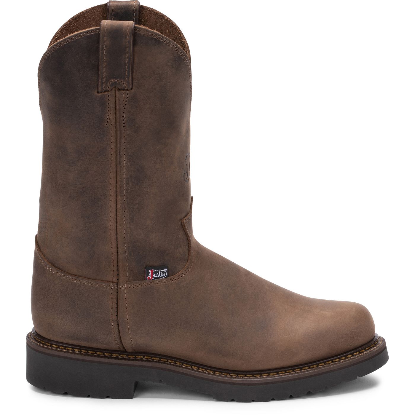 Justin Work Men's Balusters 11" Work Boot - Bay Gaucho (4444) - View 3