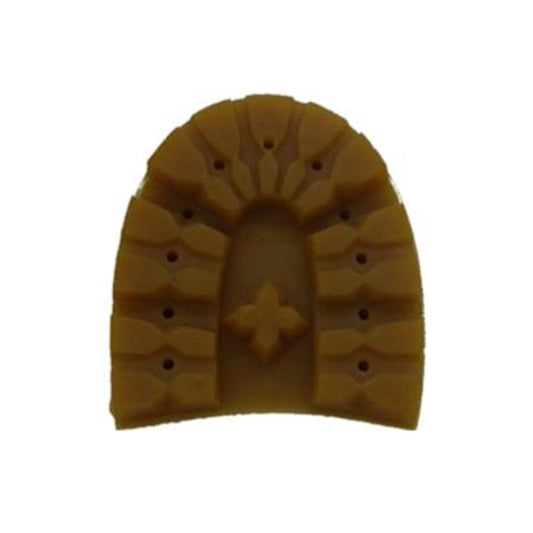 Vibram #100HO Montagna Rubber Lug Heel Black Shoe Repair Color Oak image 0
