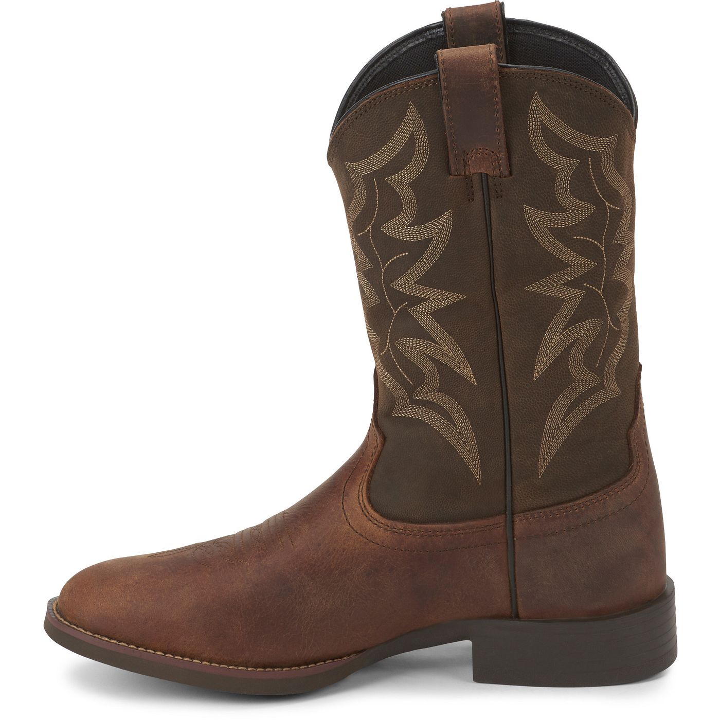 Justin Boots Men's Buster III 11" Western Boot - Distressed Brown (7221) - View 8