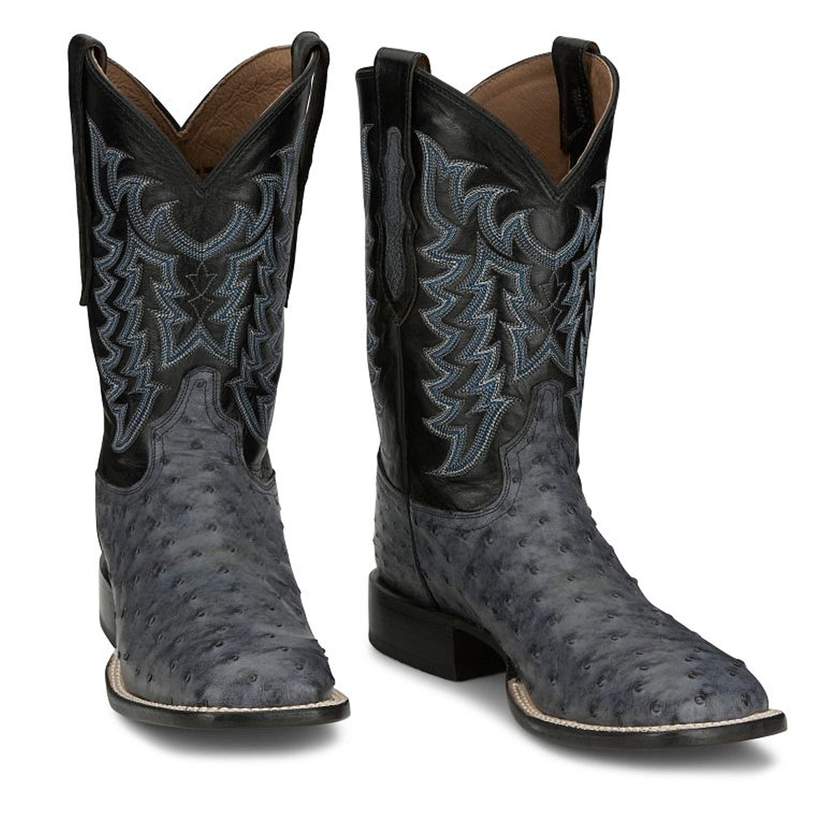 Tony Lamas Boot Men's Footwear Western Vale 11" Full Quil Color Grey image 0
