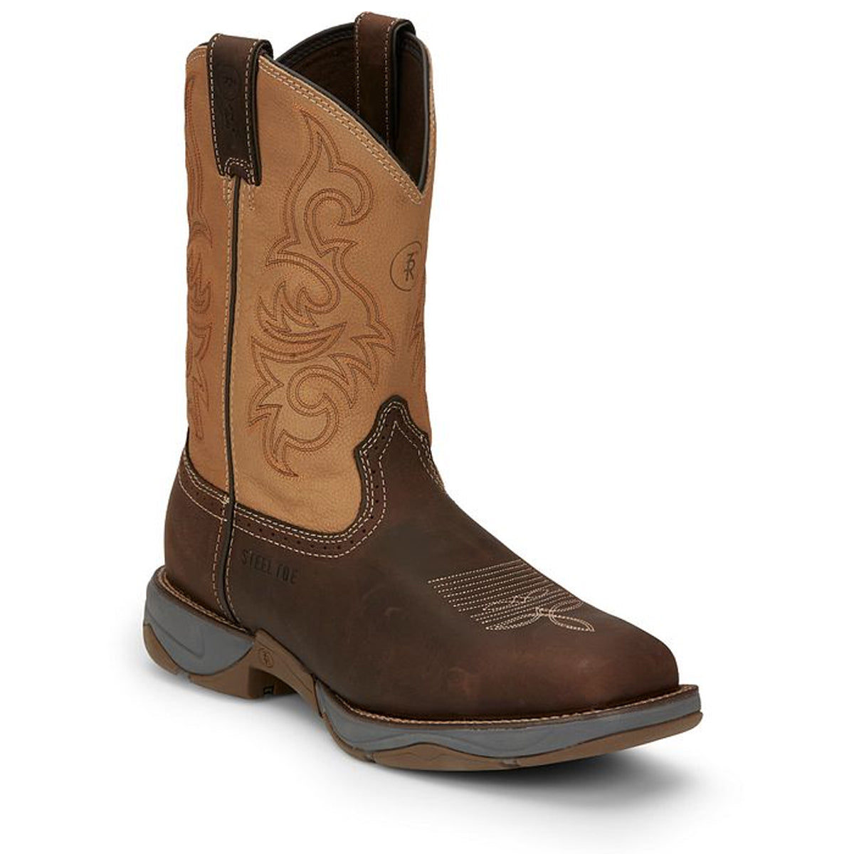 Tony Lamas Men's Footwear Work Junction 11" Steel Toe Work Boot Color Dusty Brown image 1