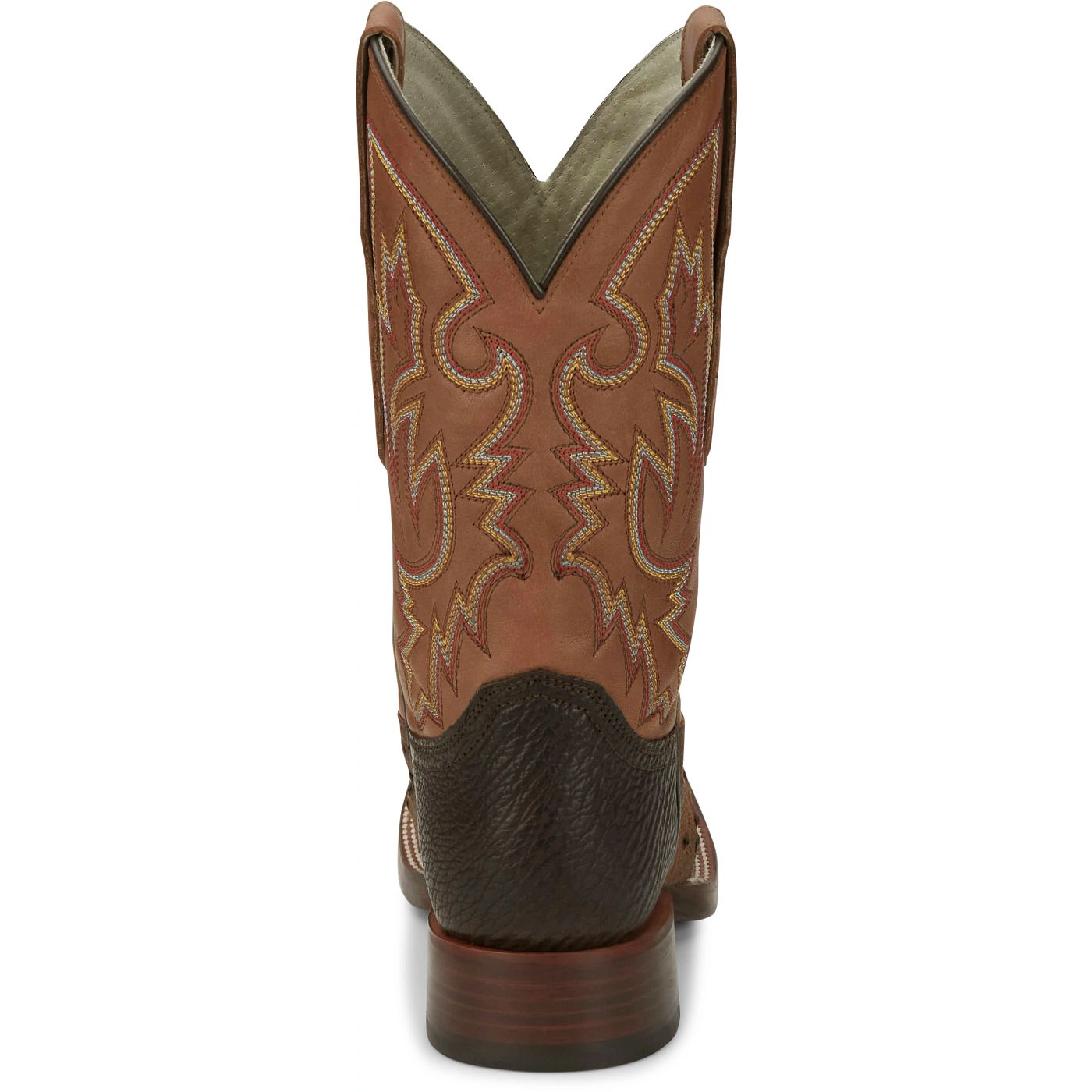 Justin Boots Men's King 11" Full Quill Ostrich Boot - Saddle (AQ8043) - View 5