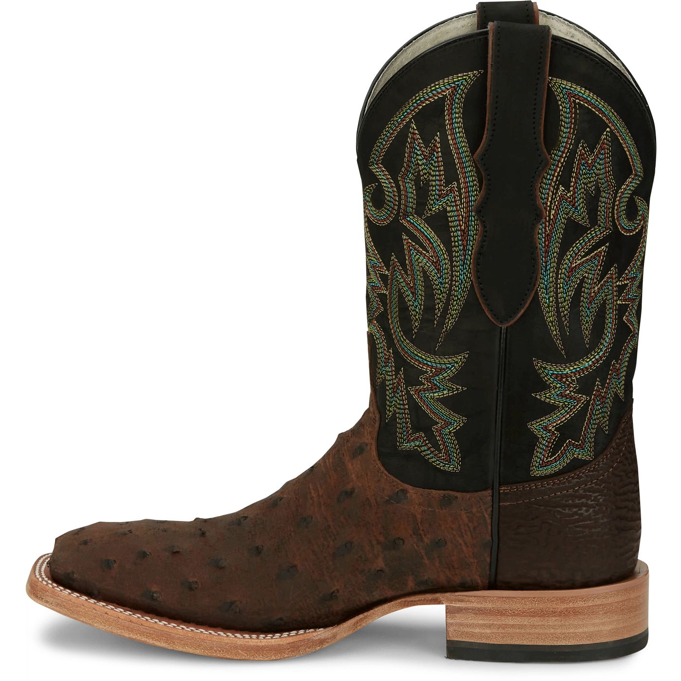 Justin Boots Men's King 11" Full Quill Ostrich Boot - Kango Tobac (AQ8044) - View 8