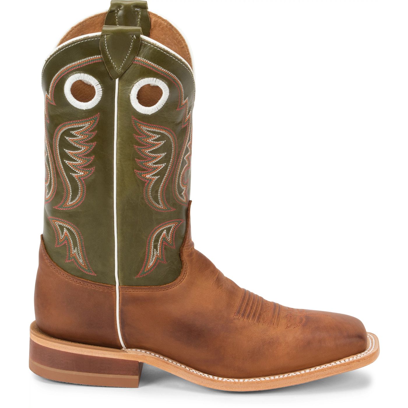 Justin Boots Men's Austin 11" Western Boot - Cognac Cowhide (BR307) - View 3