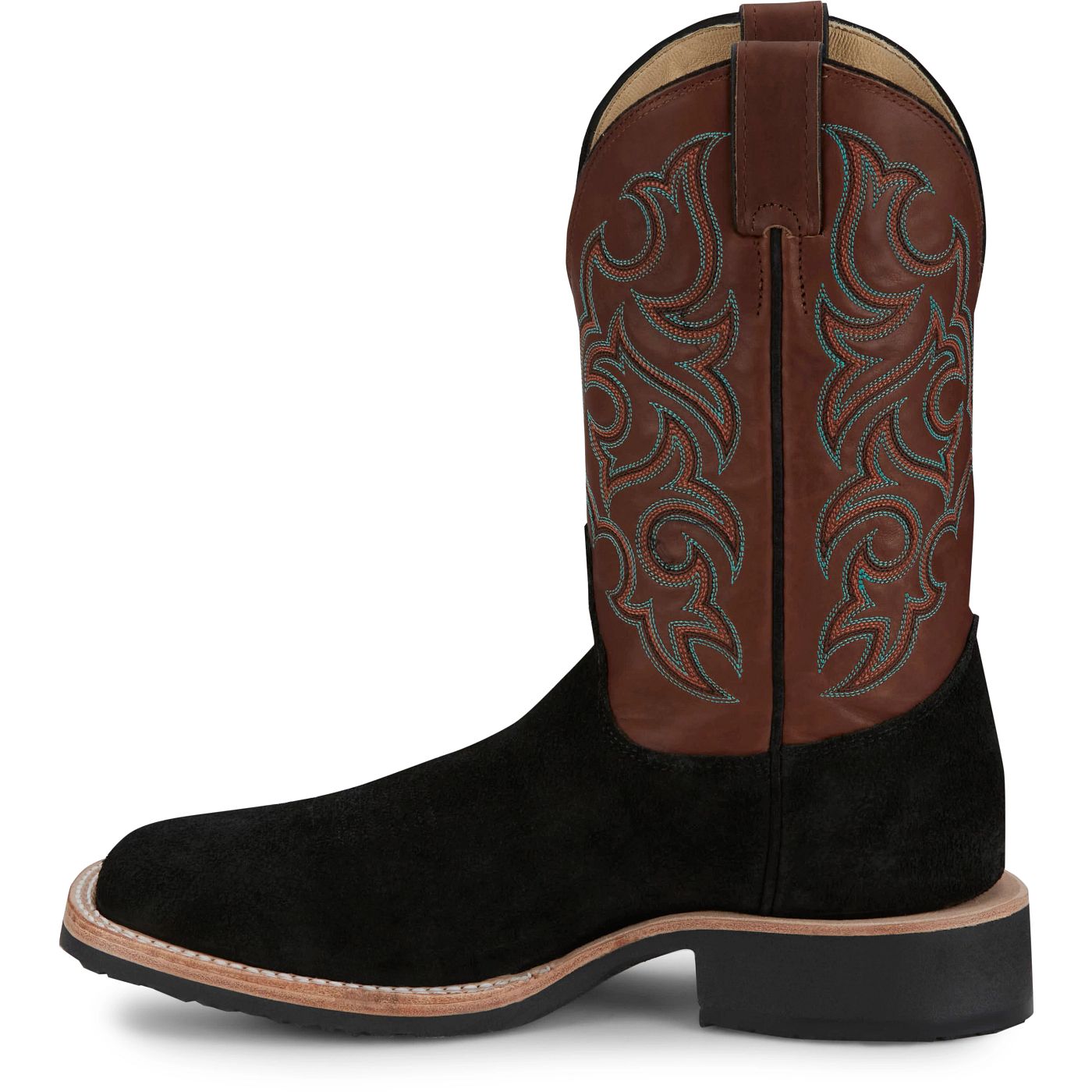 Justin Boots Men's Alamo 11" Western Boot - Clay Brown Cowhide (BR389) - View 8
