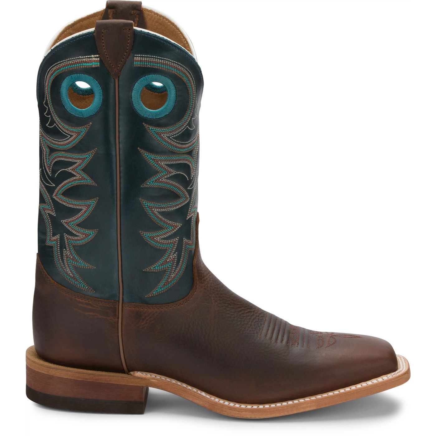 Justin Boots Men's Austin 11" Western Boot - Topaz Cowhide (BR738) - View 3
