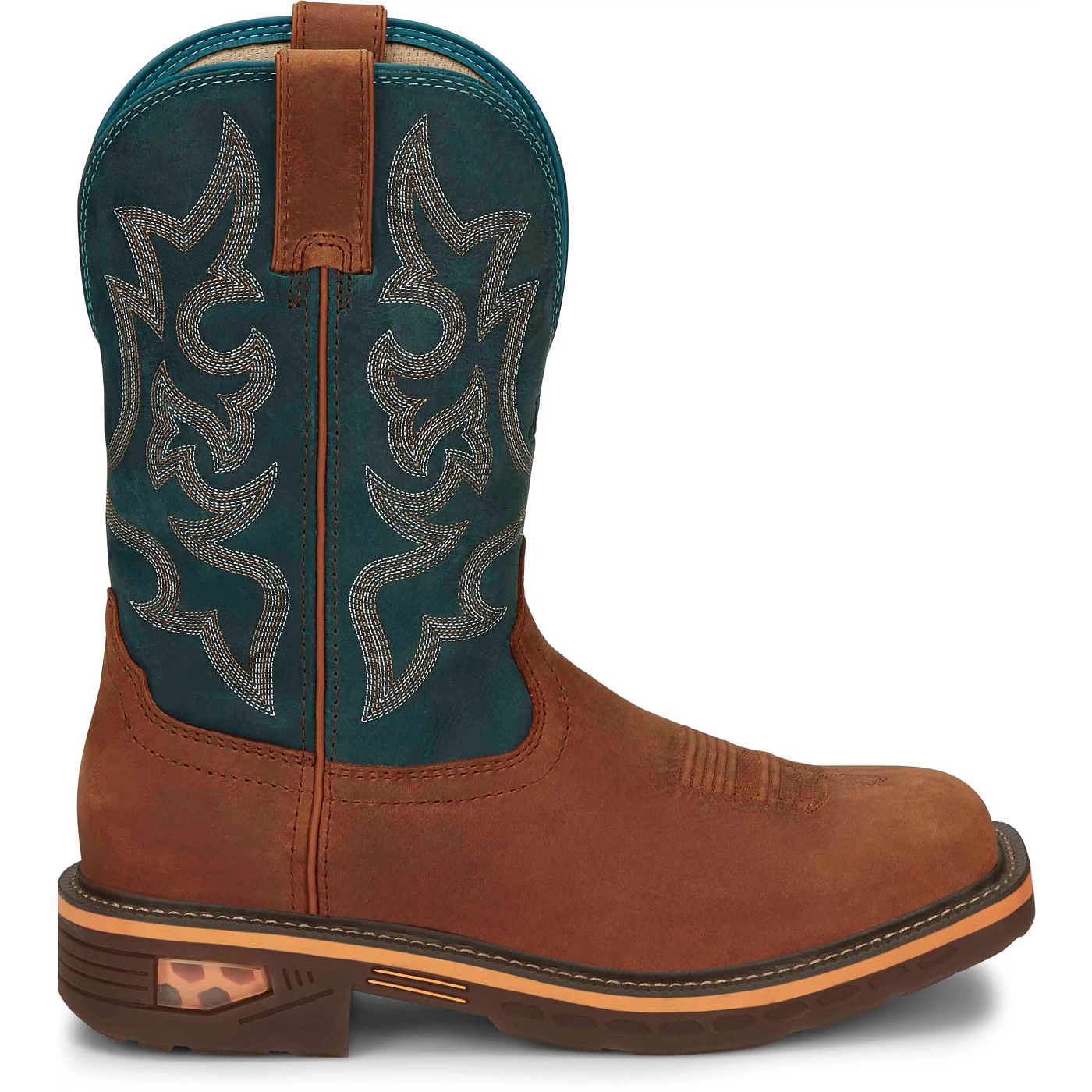 Justin Work Men's Resistor 11" Nano Comp Toe Boot - Russet (CR4010) - View 3