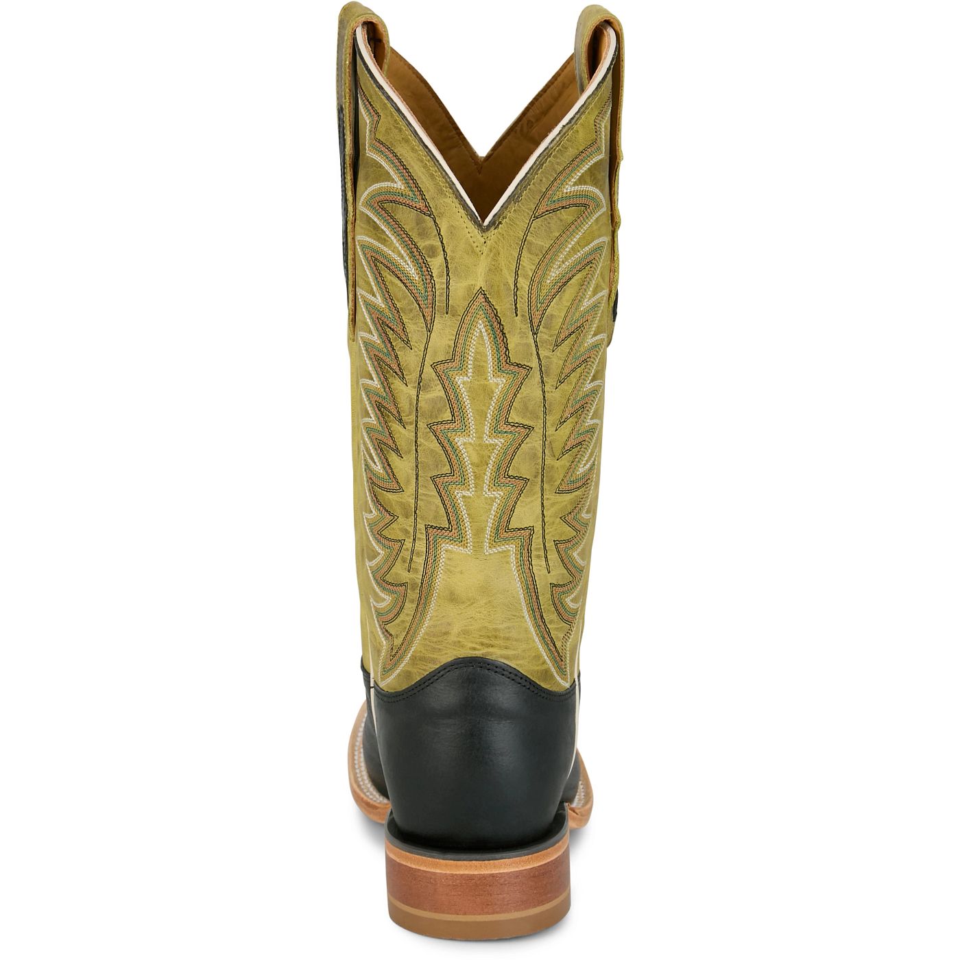 Justin Boots Burchett 13 Goat Ebony CX1310 Toe Detail