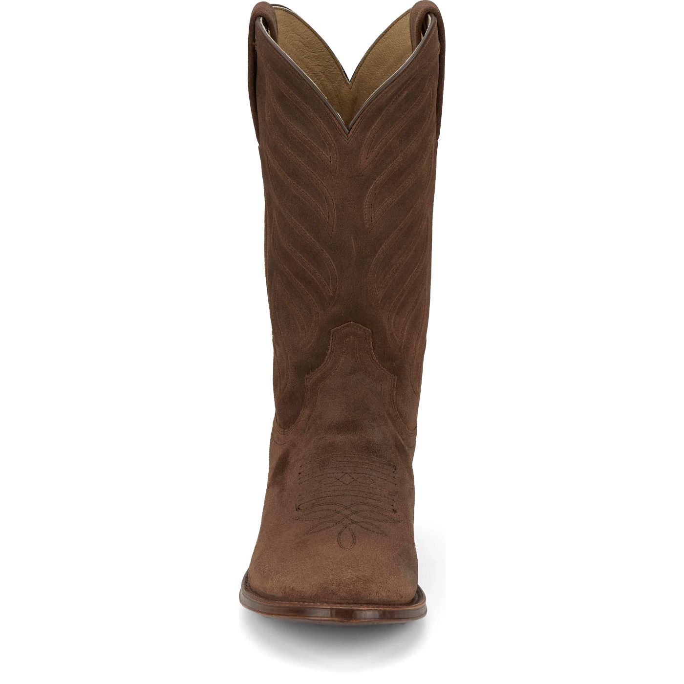 Tony Lama Men's 12" Amado Western Boot Desert Tan Suede (DR3039)