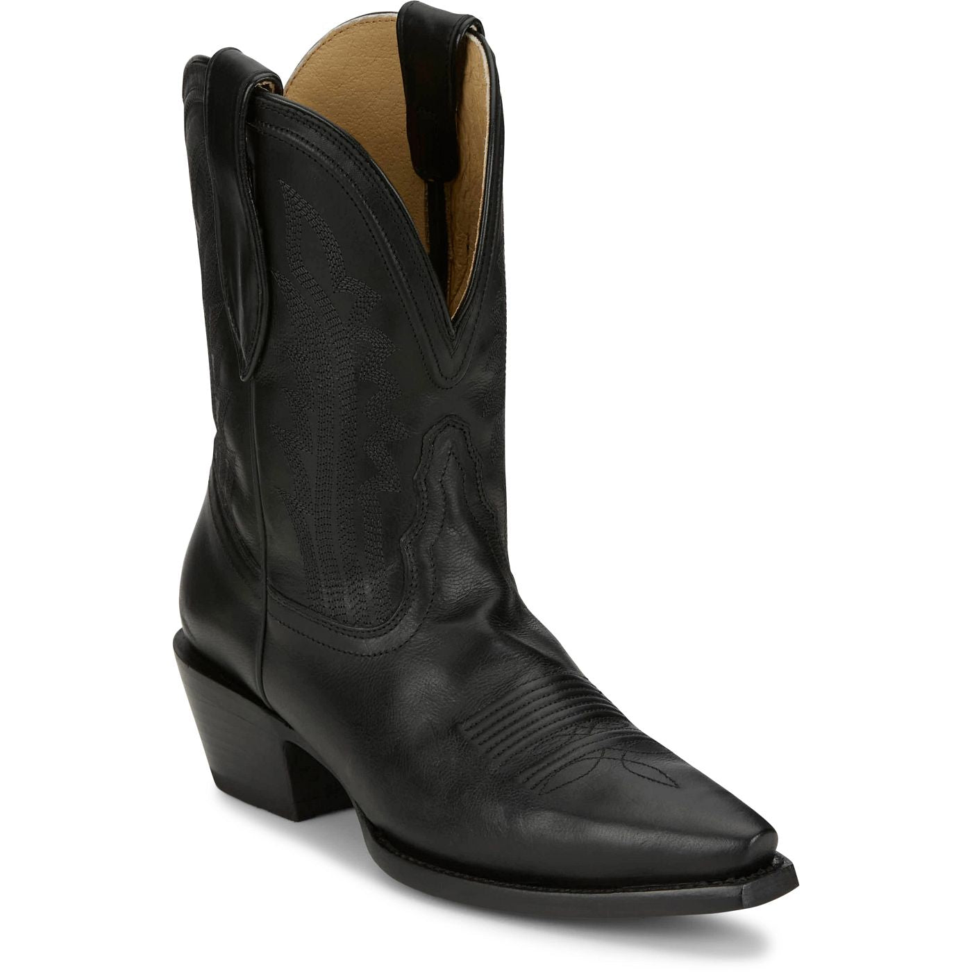 Tony Lama Women's 9" Areli Western Bootie Black (DR3252)