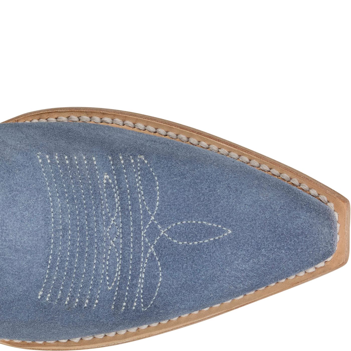 Tony Lama Women's 9" Lea Western Bootie Cornflower Suede (DR3261)
