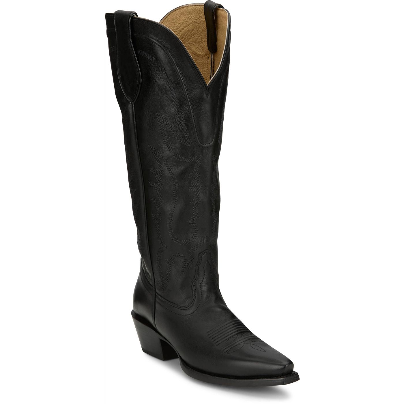 Tony Lama Women's 15" Jess Western Boot Black (DR4252)