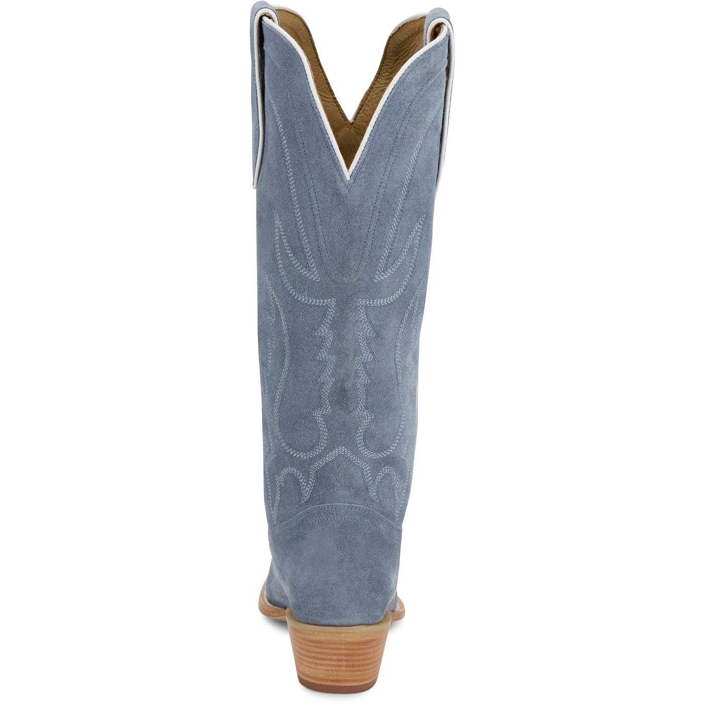 Tony Lama Women's 15" Liz Western Boot Cornflower Suede (DR4261)