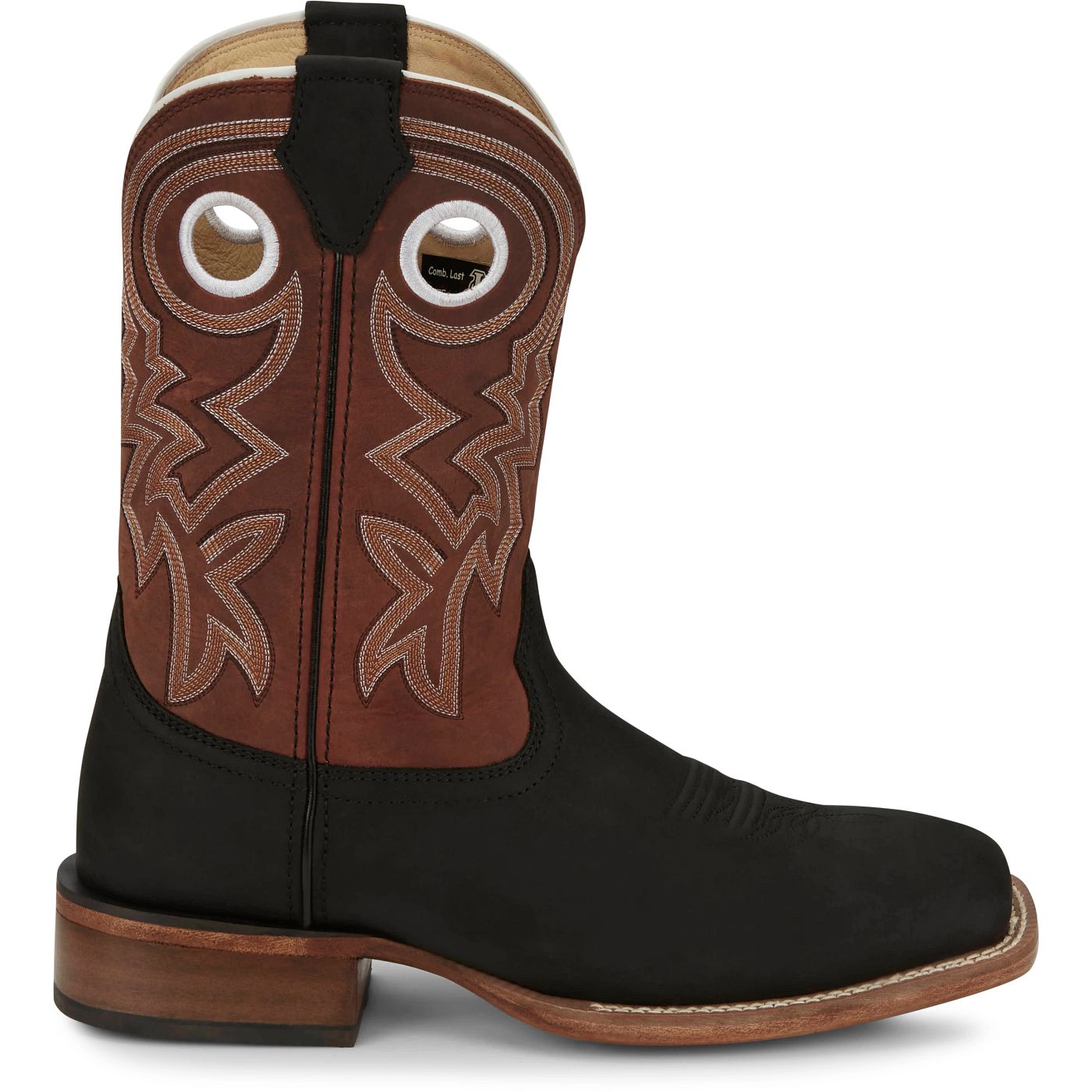 Justin Boots Men's Big News 11" Western Boot - Red Cowhide (FN7022) - View 3