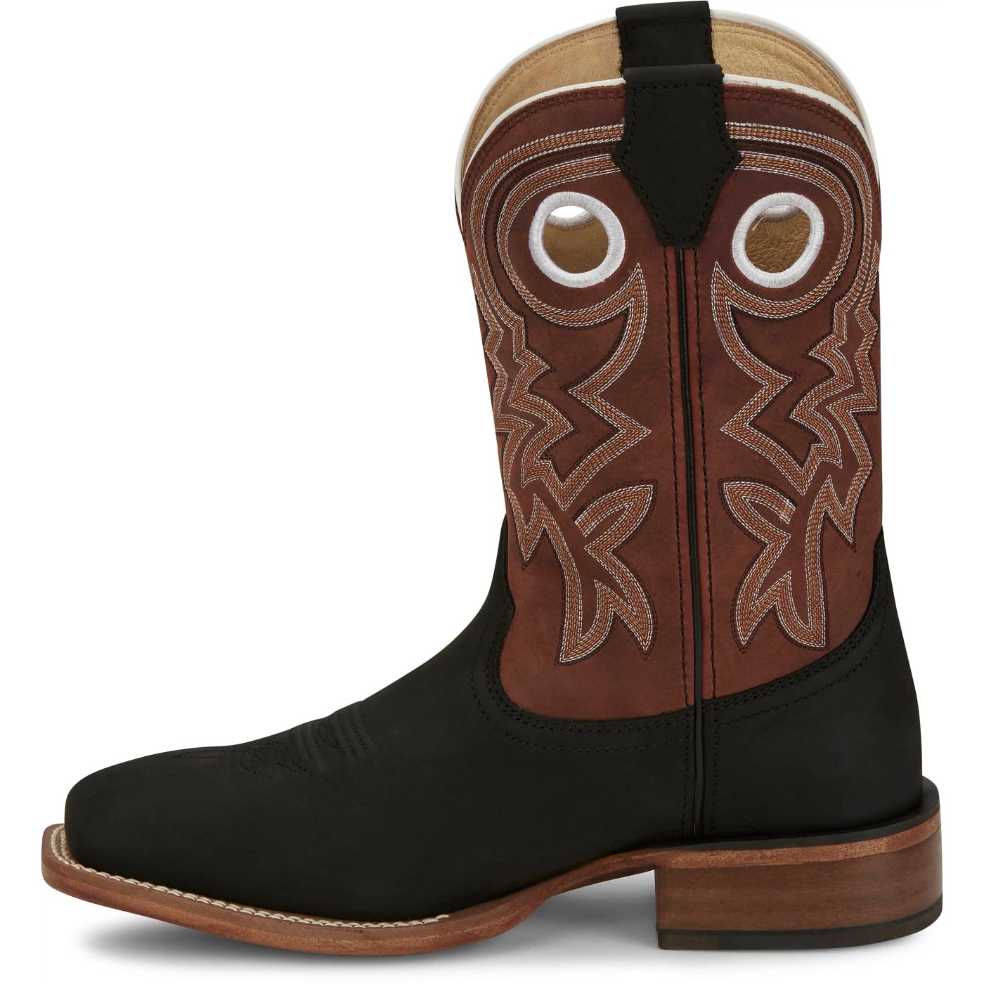 Justin Boots Men's Big News 11" Western Boot - Red Cowhide (FN7022) - View 8