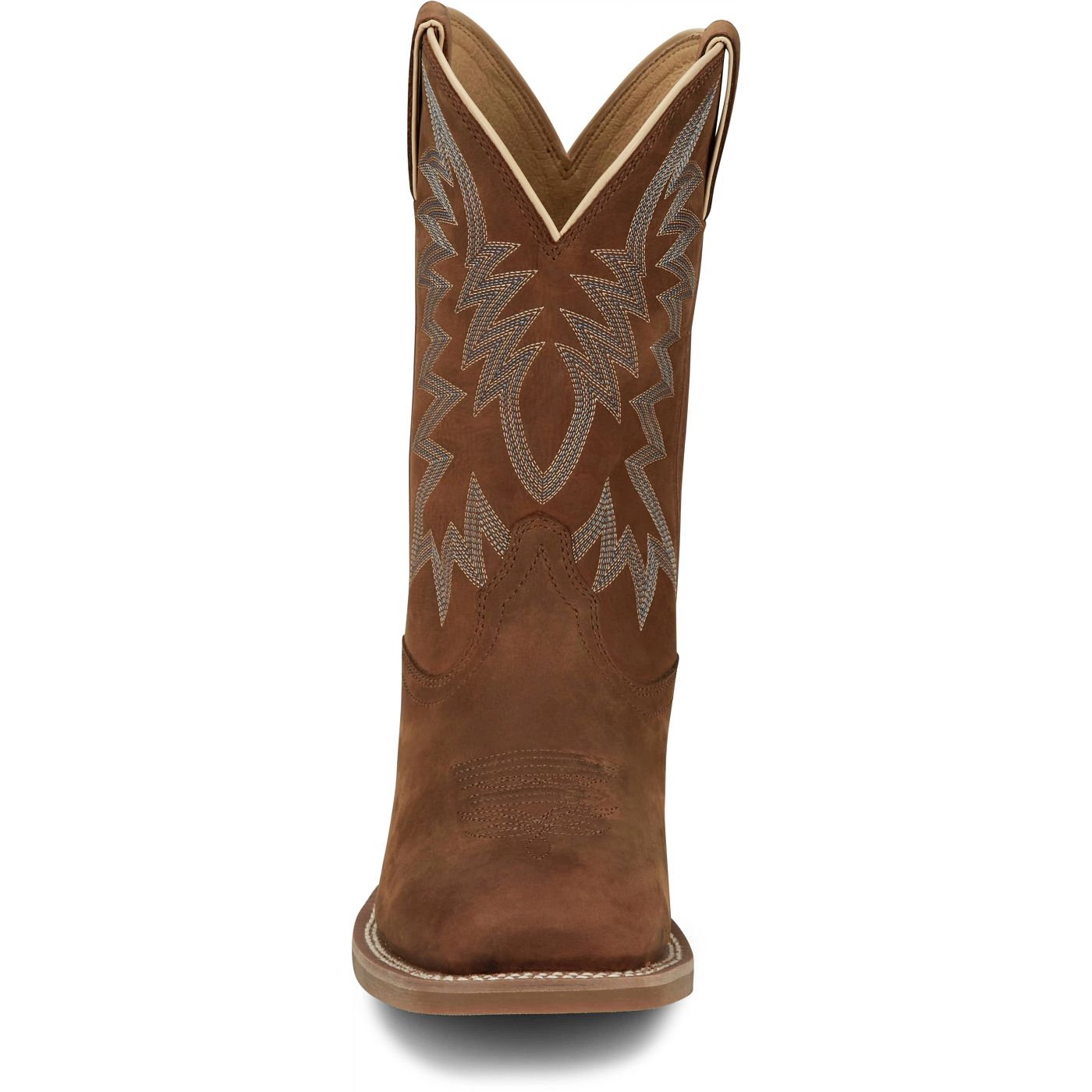 Justin Boots Men's Big Bucks 11" Western Boot - Pecan Brown Cowhide (FN7112) - View 7