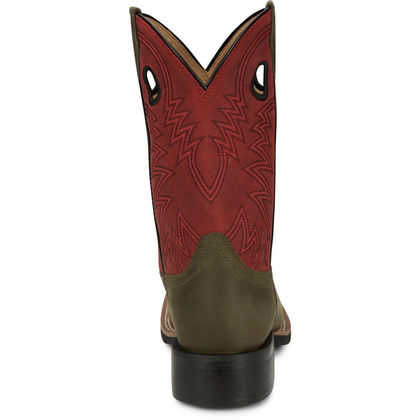 Justin Boots Men's Show Stopper 11" Western Boot - Red Cowhide (FN7120) - View 5