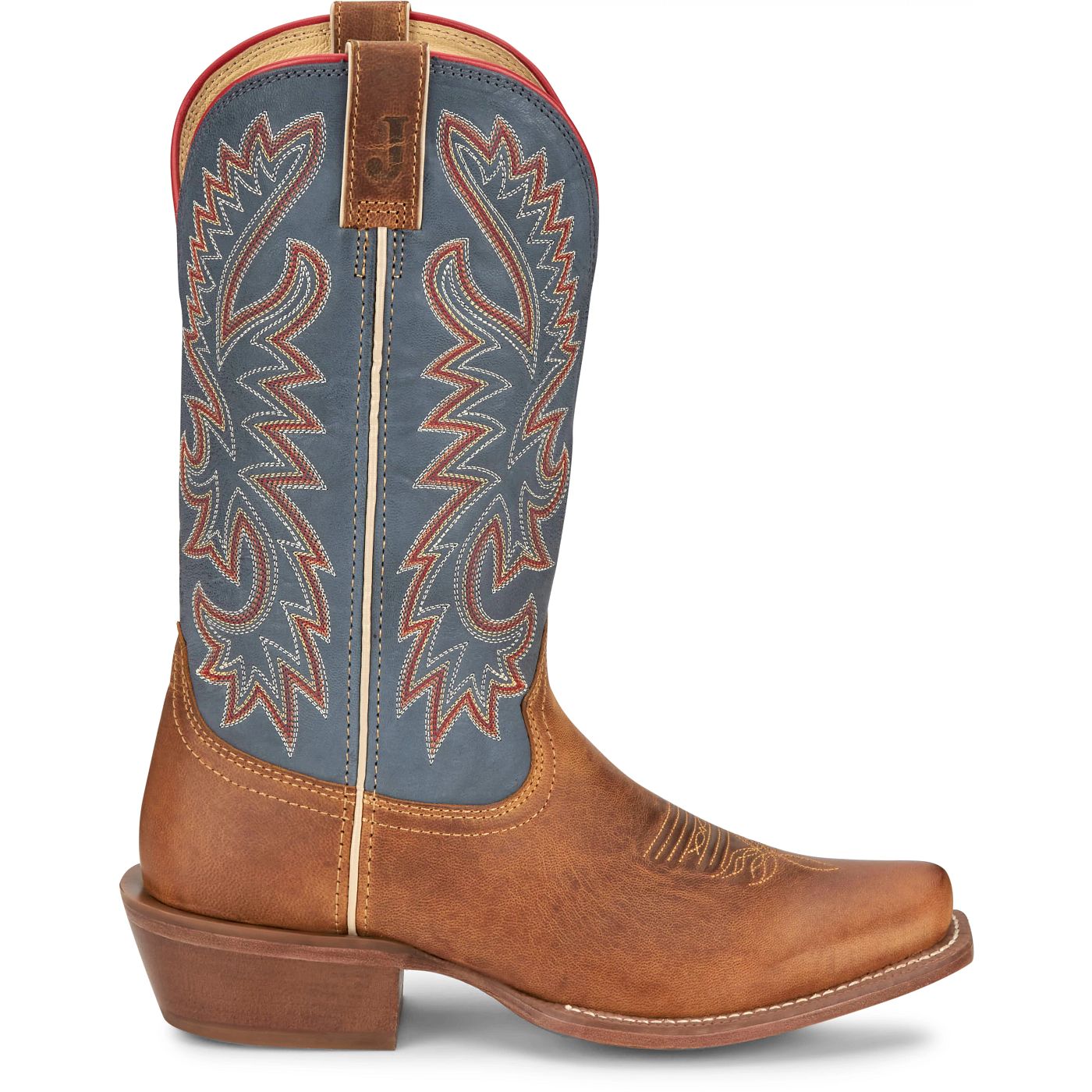 Justin Boots Men's Show Off 13" Western Boot - Royal Blue Goat (FN7251) - View 3