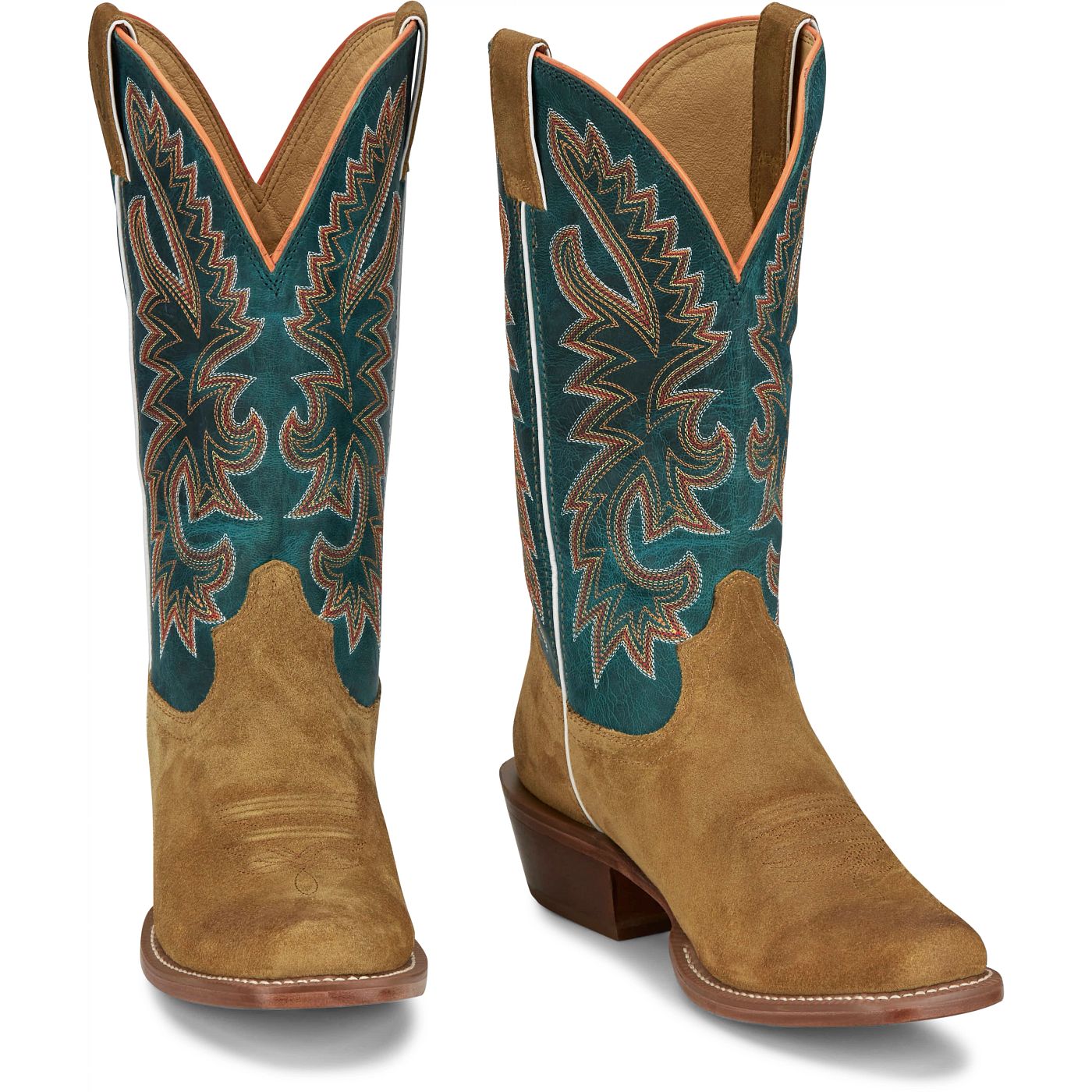 Justin Boots Men's Jimmy 13" Western Boot - Oasis Goat (FN7253) - Front View