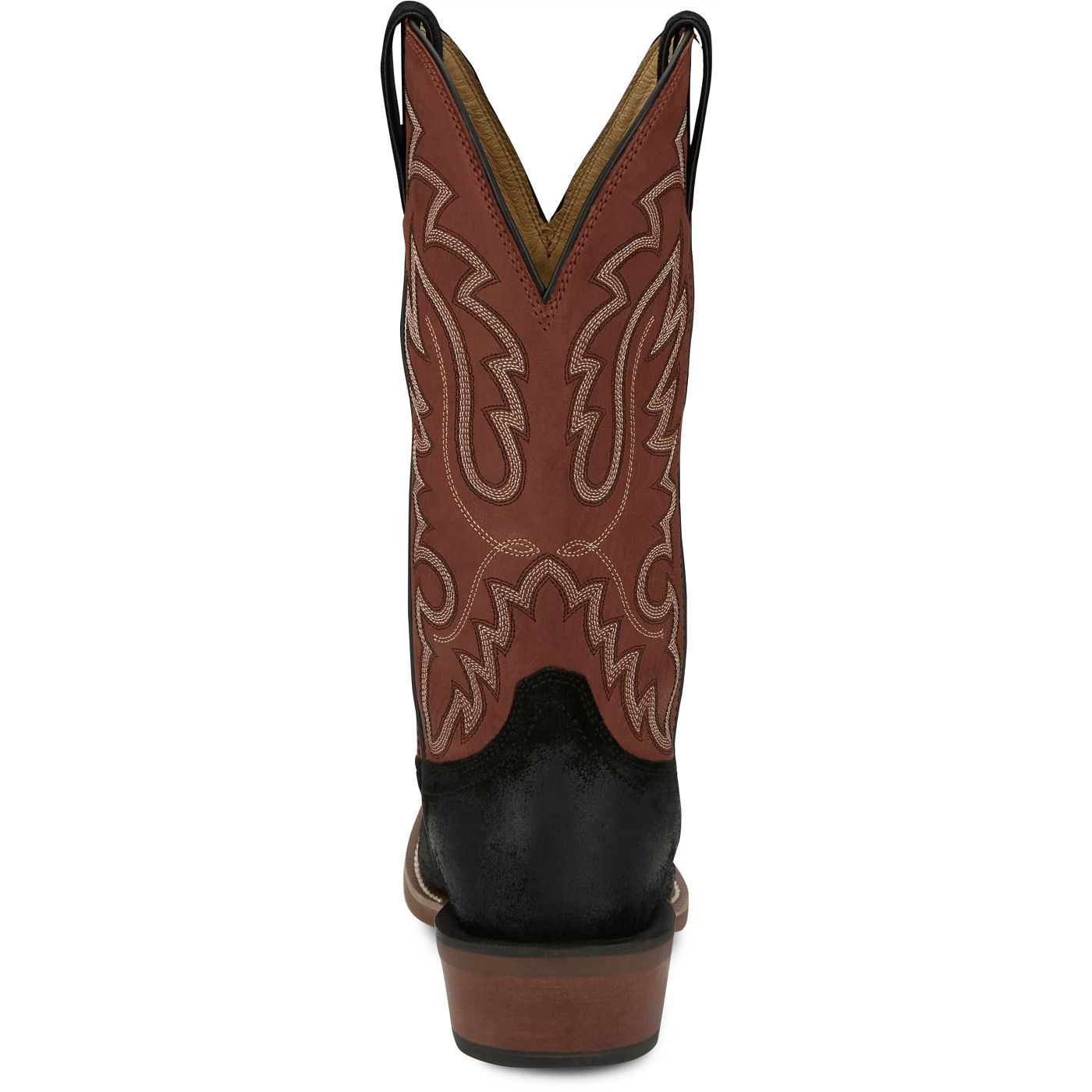 Justin Boots Men's Cowboy Town Suede 13" Western Boot - Rust (FN7258) - View 5
