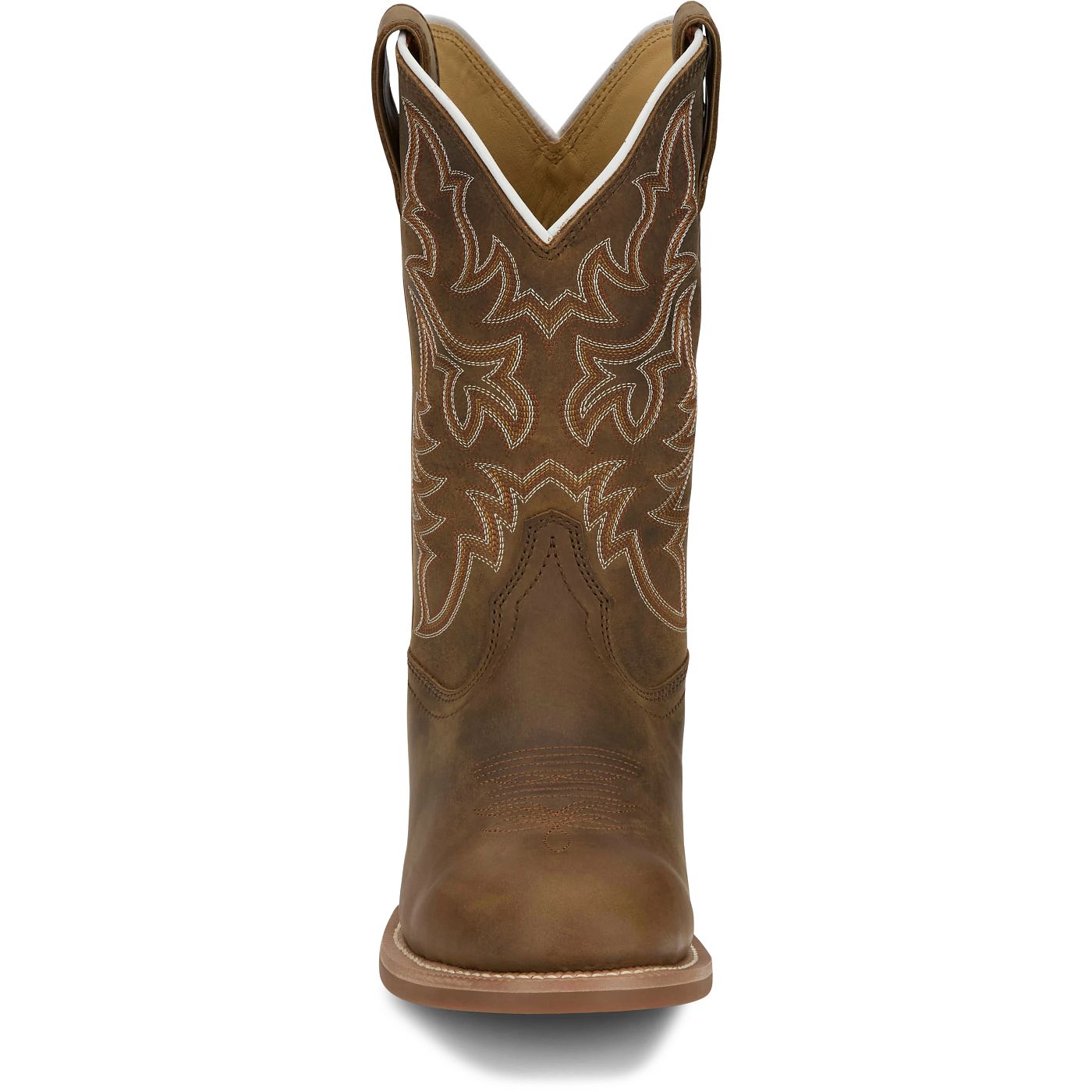 Justin Boots Men's Wild Bill 11" Western Boot - Khaki Cowhide (FN7351) - View 7