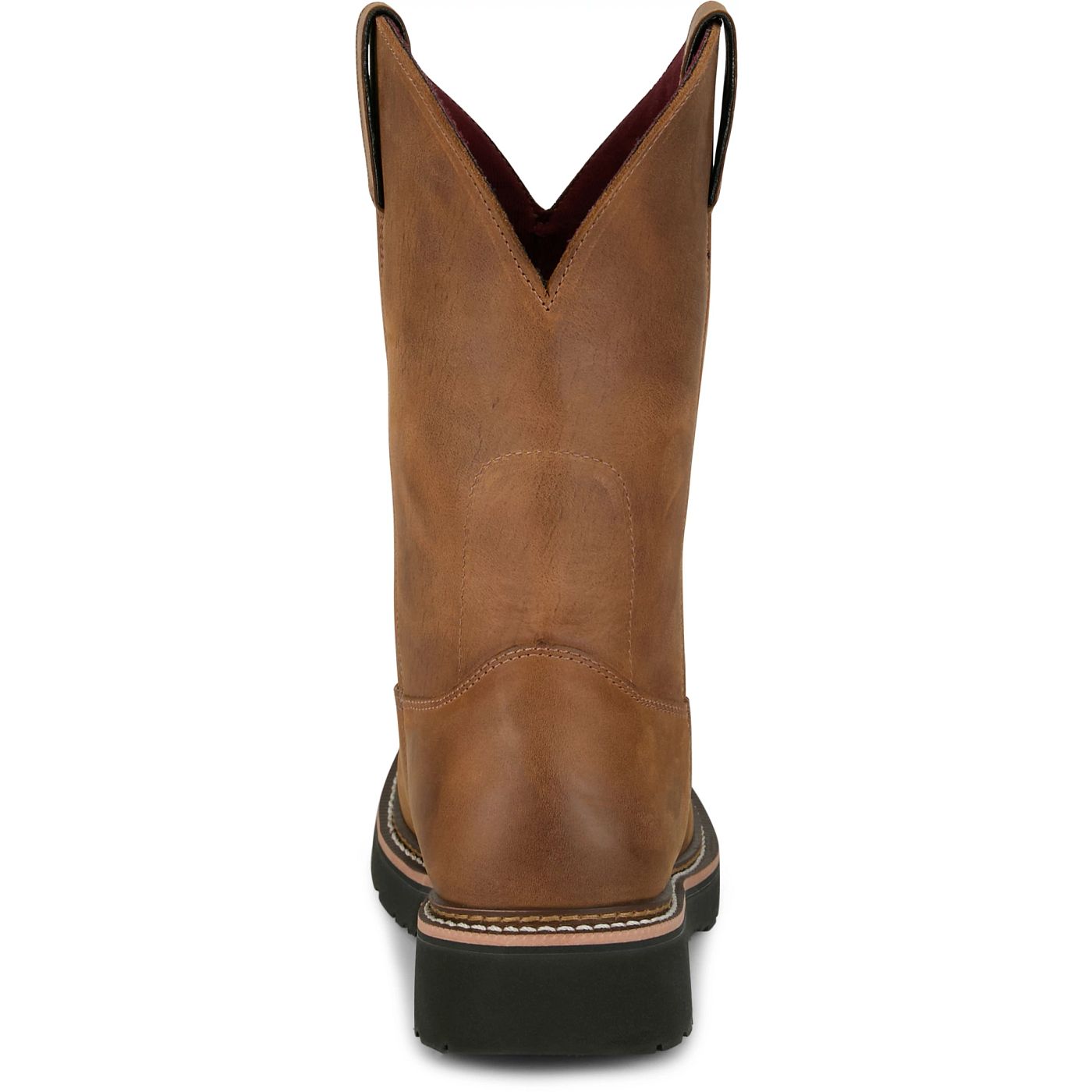 Justin Work Men's Ames 11" Waterproof Boot - Walnut Brown (HL4224) - View 5