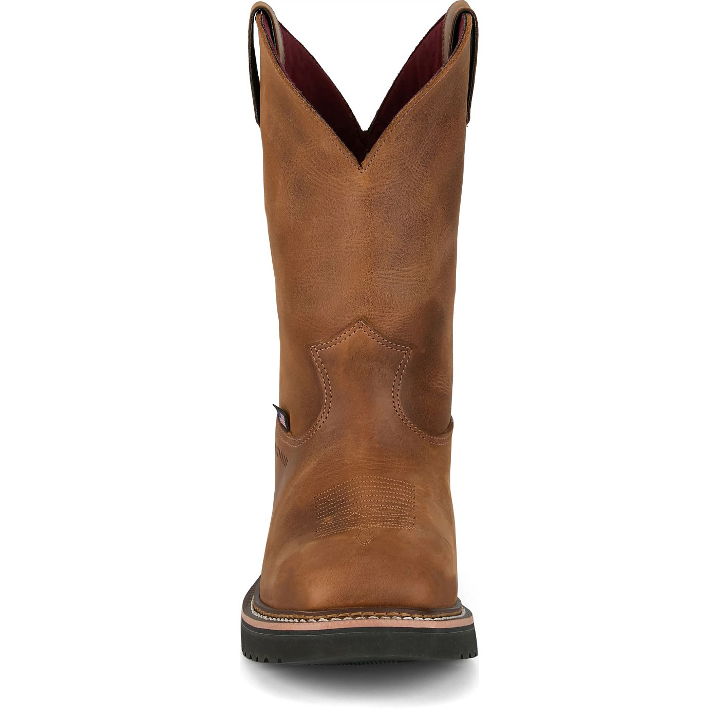 Justin Work Men's Ames 11" Steel Toe Waterproof Boot - Walnut Brown (HL4225) - View 7