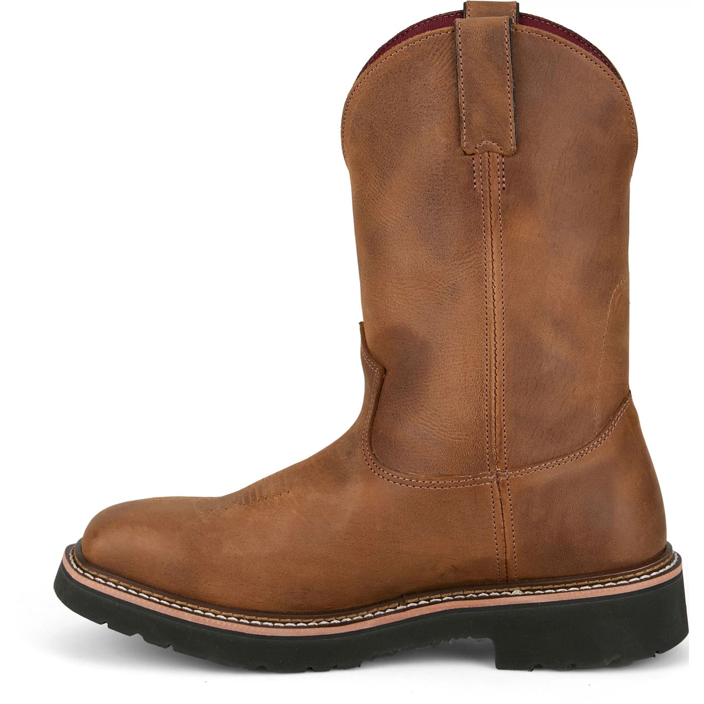 Justin Work Men's Ames 11" Steel Toe Waterproof Boot - Walnut Brown (HL4225) - View 8