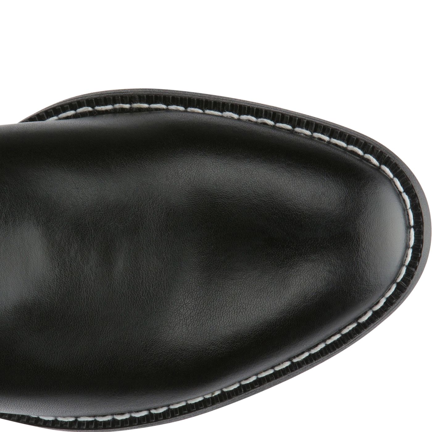 Justin Boots Men's Temple 10" Roper Western Boot - Black (JB3000) - View 4
