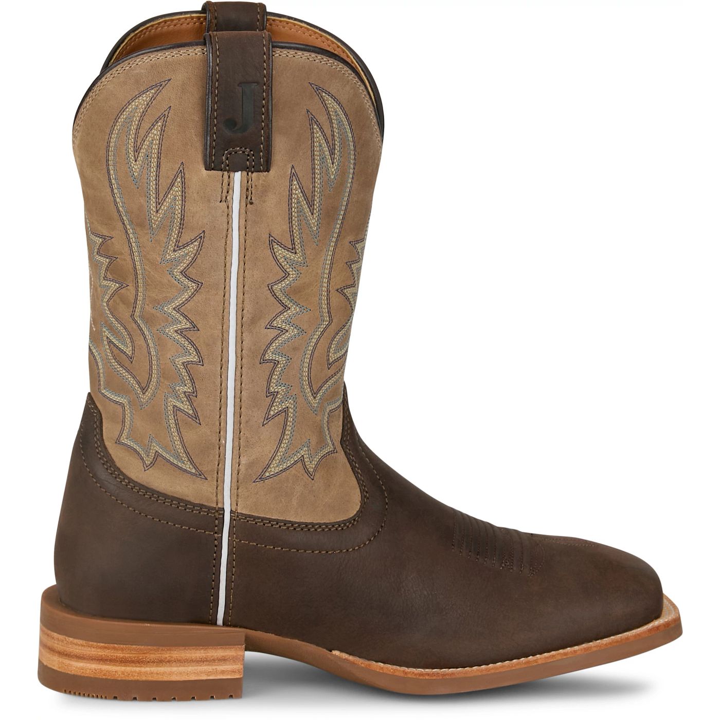 Justin Boots Men's Rustle 11" Western Boot - Grizzly (OL7335) - View 3