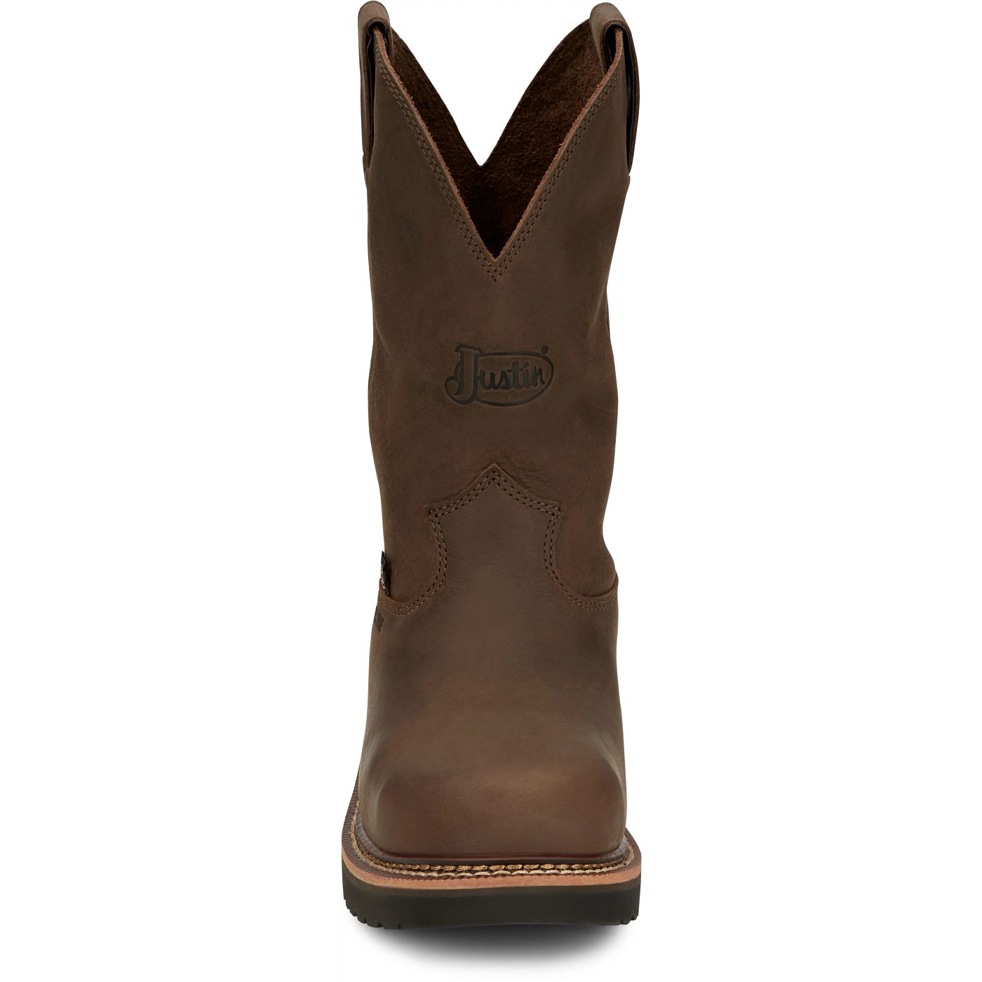 Justin Work Men's Carbide 11" Steel Toe Boot - Hickory Brown (OW4441) - View 7