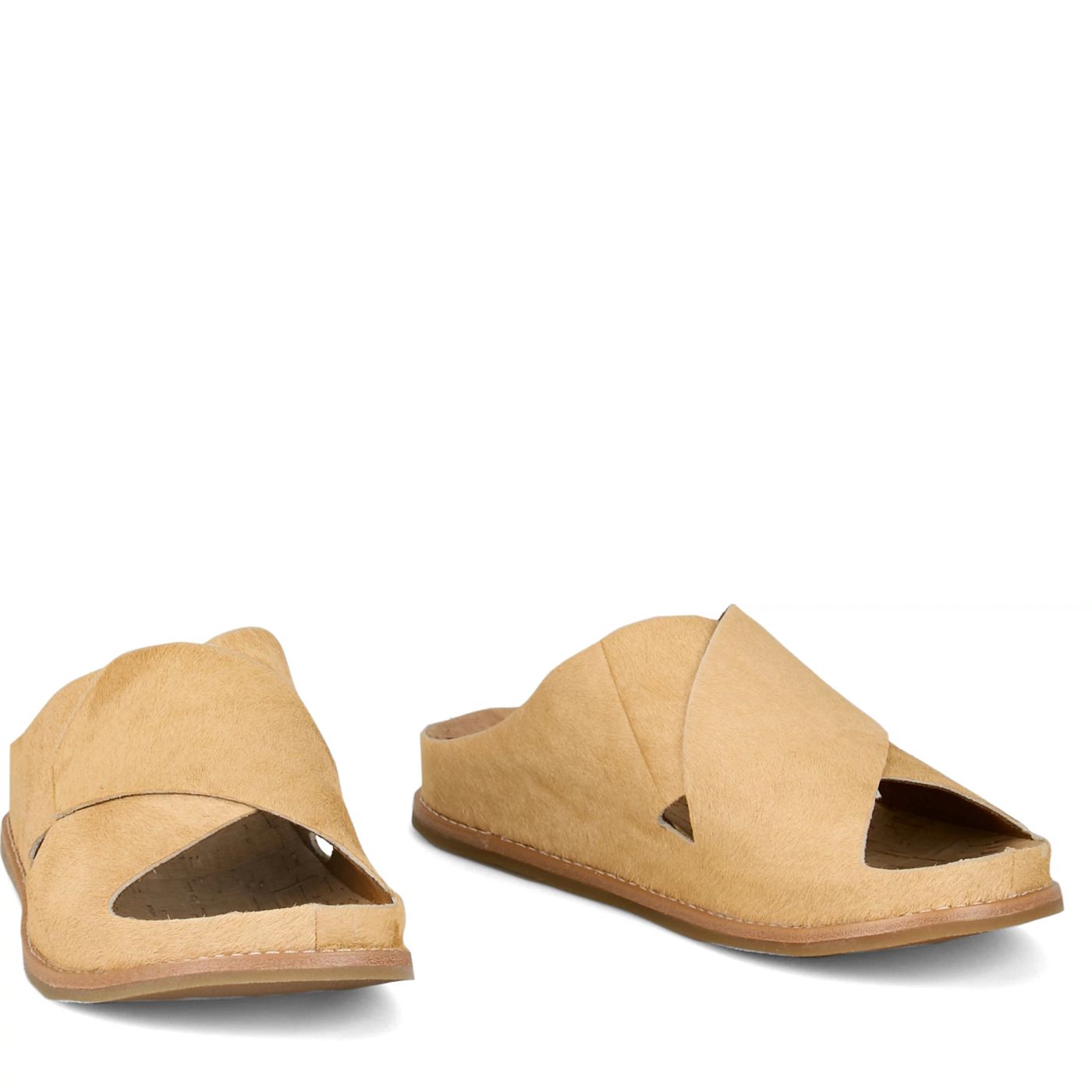 Tony Lama Women's Palmeras Mule Tan Hair-On (PL250) - Front View