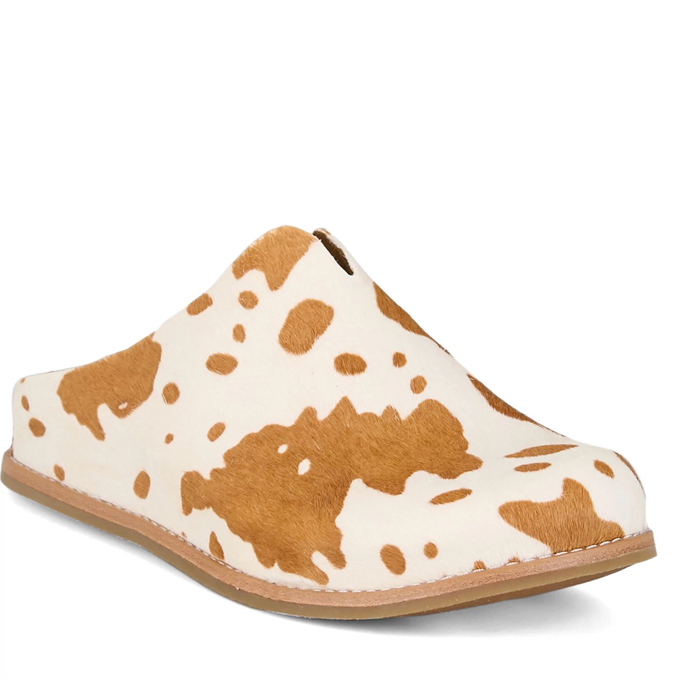 Tony Lama Women's Atrani Mule White Brown Hair-On (PL259)
